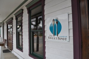 The SweetSpot Coffee Shoppe entrance