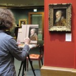 Bethany Moran-Handzlik coping a Rubens at the National Gallery in Scotland.