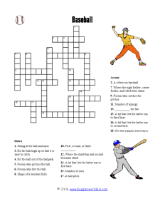 baseball-crossword-worksheet