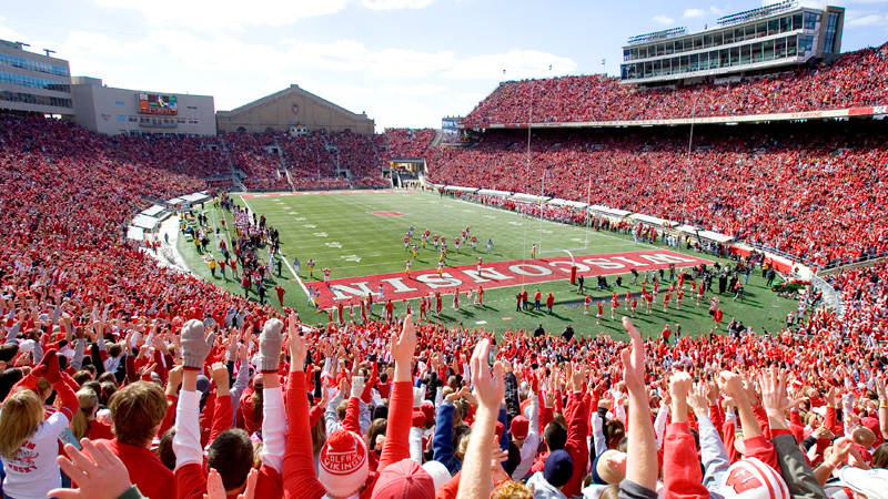 Photo of the UW- Madison football field. Taken from Bing. 