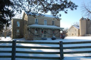 The front of the farmhouse, Trimborn Farm