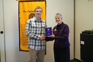 Congratulations to Jimmy Duval for receiving the Youth of the Month Plaque!