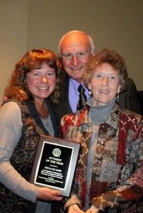 Therese Kennedy Presents Don and Lou with Optimist of the Year Plaque, 2012