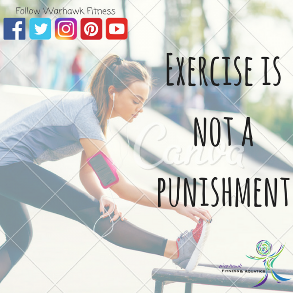 Exercise is not punishment image