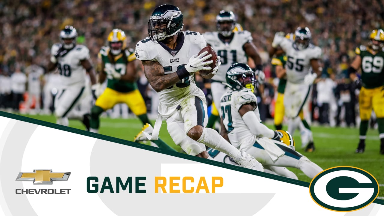 Packers vs. Eagles Summary – Green Bay Packers