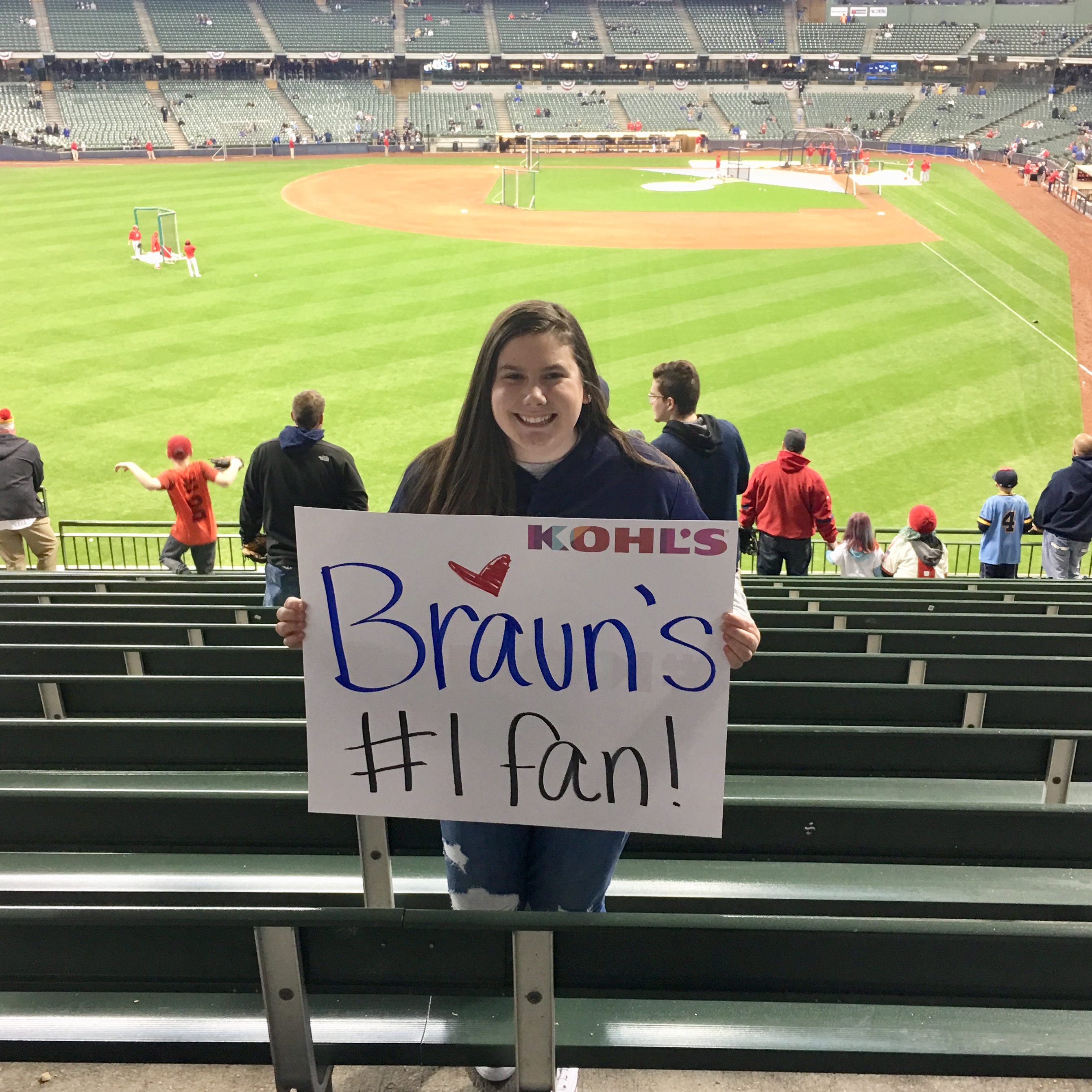 My First Brewers Game of the Season